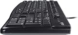 Logitech K120 Wired Keyboard for Windows UK QWERTY Black USB Plug-and-Play view 4