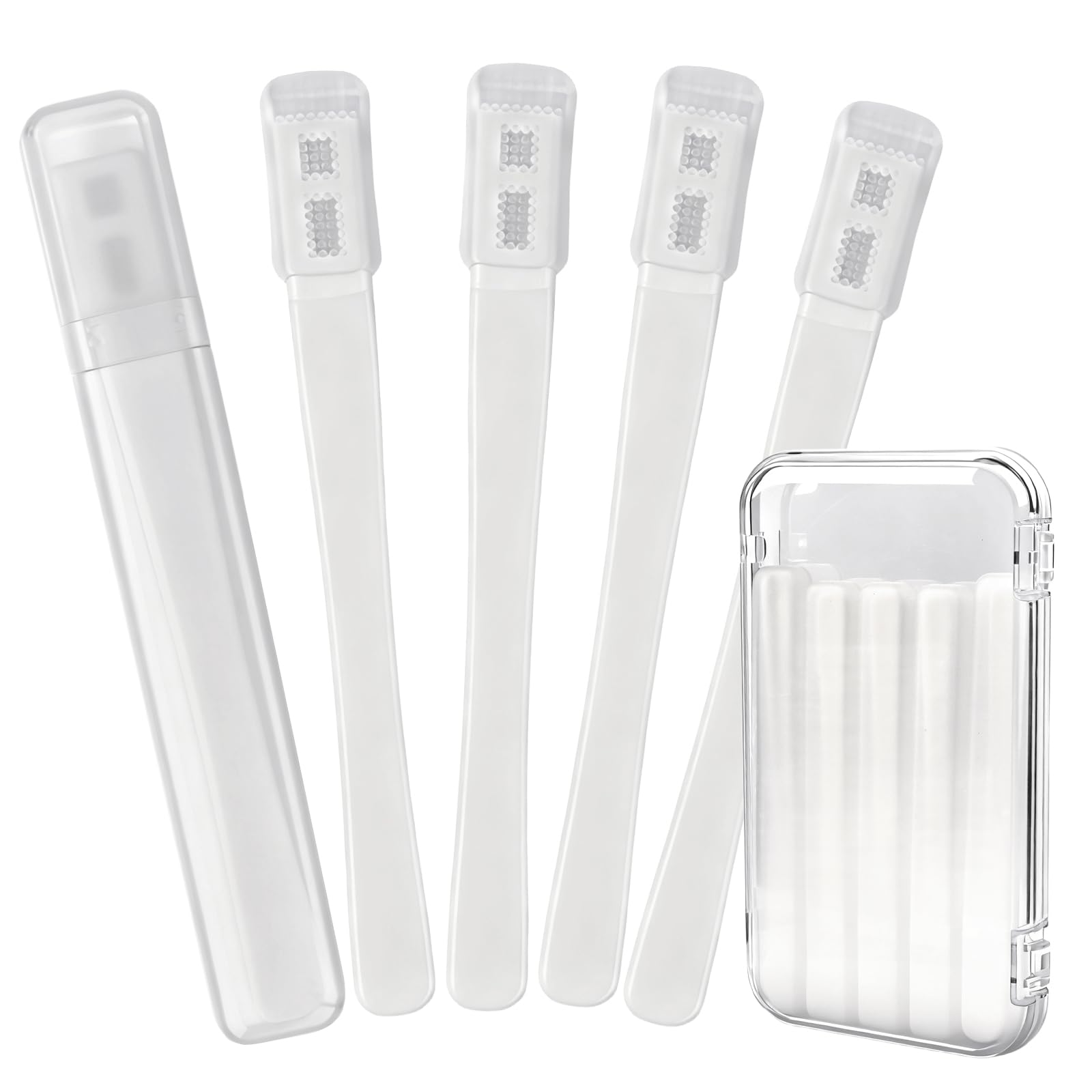 Photo 1 of ASTONFOG Eyelid Brush with Soft Silicone for Sensitive Eyelids, Gentle Eyelid Margins Scrub Cleansing Brush for Blepharitis, Dry Eyes Relief, Oil, and Lid Scrub Device(5pcs)