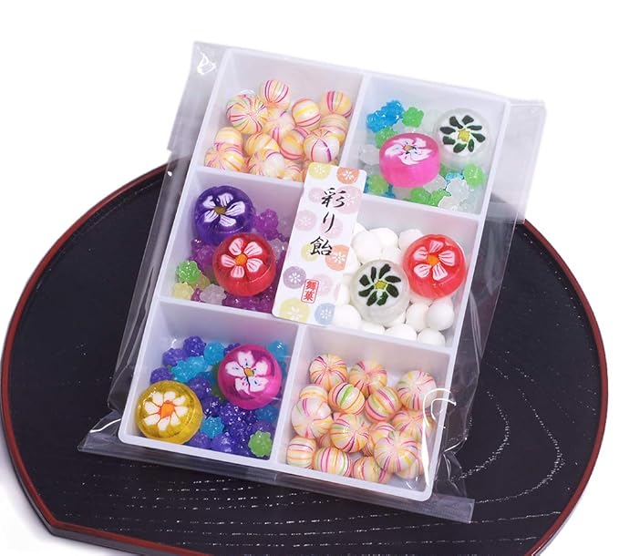 Colorful KONPEITO and Cute Candy 6 squares Assorted Japanese Candy