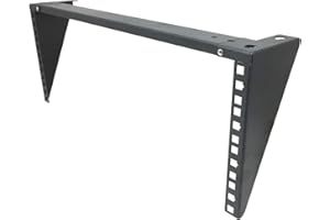 Jingchengmei Lightweight 4U 19 Inch Folding Vertical Wall Mount Rack Wall Mountable Server Rack (4U35P)