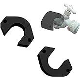 SplashNColor Frost Free Sillcock Spacer Outdoor Water Faucet Compatible - Hose Bib Mounting, Spigot Extender Repair Kit, Free