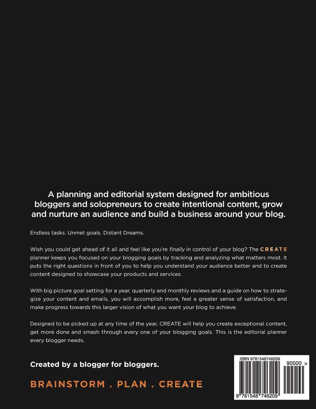 Create Blog And Editorial Planner Create Exceptional Content Get More Done And Smash Through Your Blogging Goals Kothand Meera Amazon Com Books