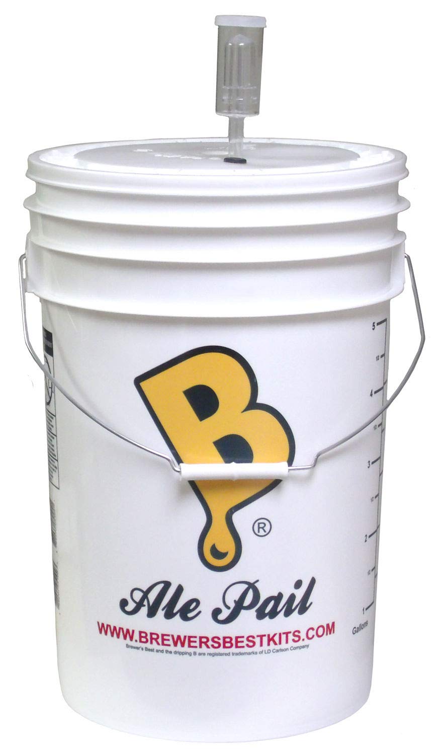 6.5 Gallon Fermenting Bucket with Grommeted Lid and 3piece Airlock Buy Online in United Arab