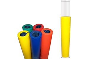 Foam Pole Protector Padding for Metal/Wood/Concrete/Cement Column, 6' Tall Basement Round Pole Padded Covers, UV-Resistant Ga