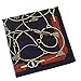 YOUR SMILE Polyester Scarf Women's Fashion Pattern Large Square Satin Headscarf Headdress 35''x35'' (Style 508)