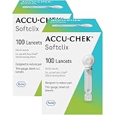 Accu-Chek Softclix Diabetes Lancets, 2 Packs of 100 | Diabetic Blood Glucose Testing