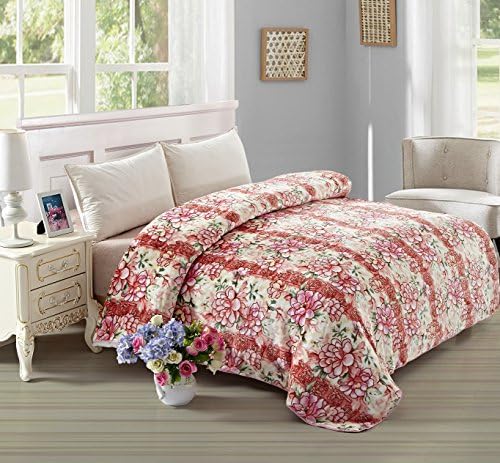 Micromink Flannel Blanket, Bed Throw on Twin Full Queen King Bedding , Traveling, Hiking, Camping , TV, RV,Cabin, Couch, Bedcover. 75 inches by 90 , velvet Cozy, soft, Lightweight. Home Fashion