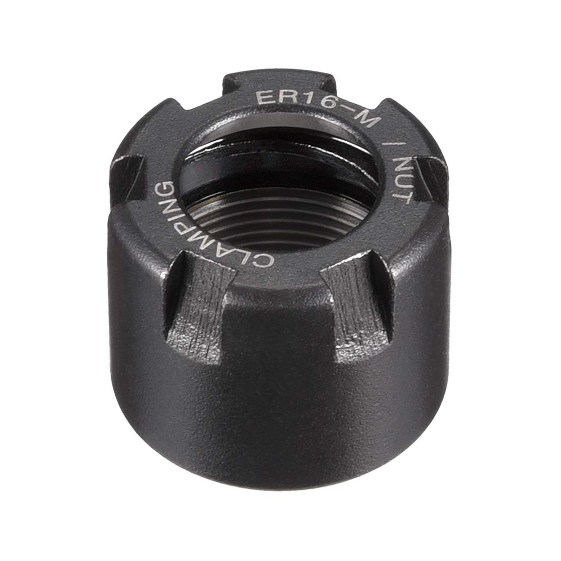 sourcing map Clamping ER16-M(M19) Collet Clamping Nuts for CNC Milling Chuck Holder Lathe
