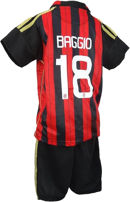 子供用サッカーユニフォーム Acミラン 13 14 ホーム 背番号 18 ロベルト バッジョ Xxlサイズ Fc14 024xxl サッカー フットサル レプリカユニフォーム 通販 Amazon