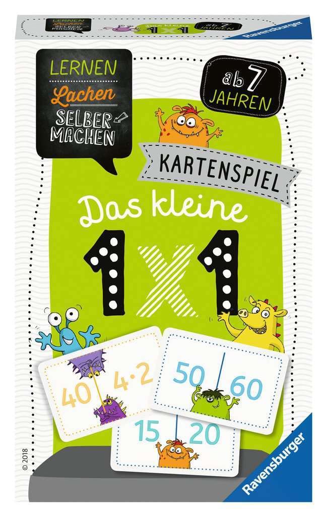 Ravensburger Learning Game 80350 - Learn Laugh DIY: Card Game The Little 1 x 1