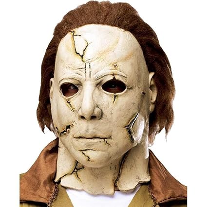 Authentisch aussehende Latex Maske Michael Myers Horror Halloween Narben Killer