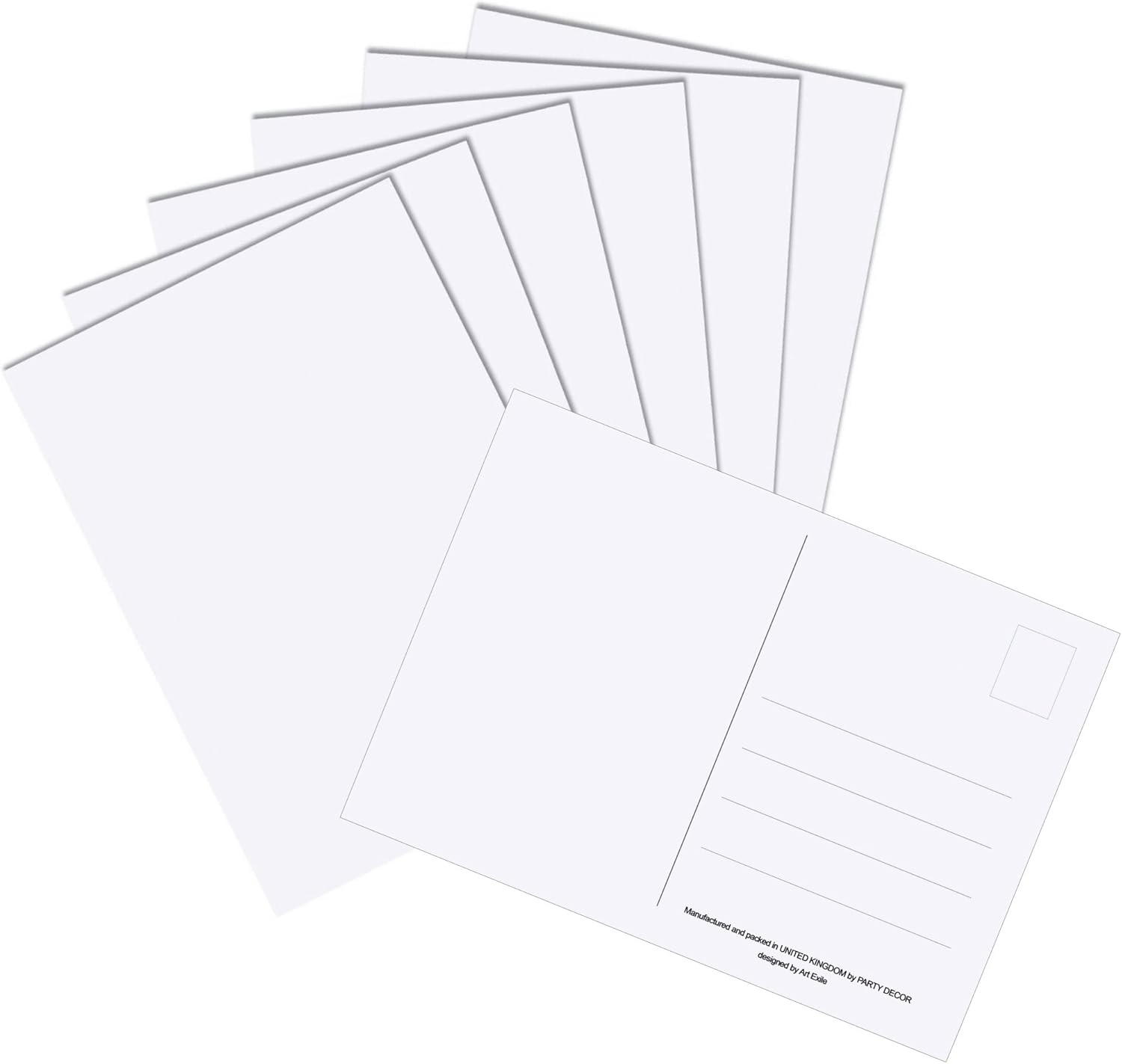 Blank Postcards with Mailing Side Size A6105mm x 148mm 4 by 6 inch