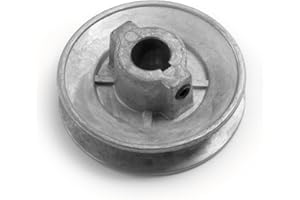 T TERRE Terre Products, Heavy Duty 3" V-Groove Drive Pulley, Precision 5/8" Bore, Robust Z3A Zinc Alloy Die Cast Pulley