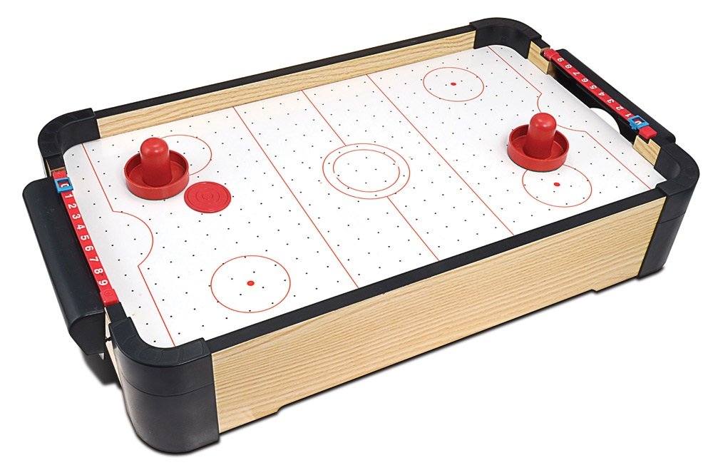 Ambassador 20" Wood Tabletop Air Hockey (Batteries not