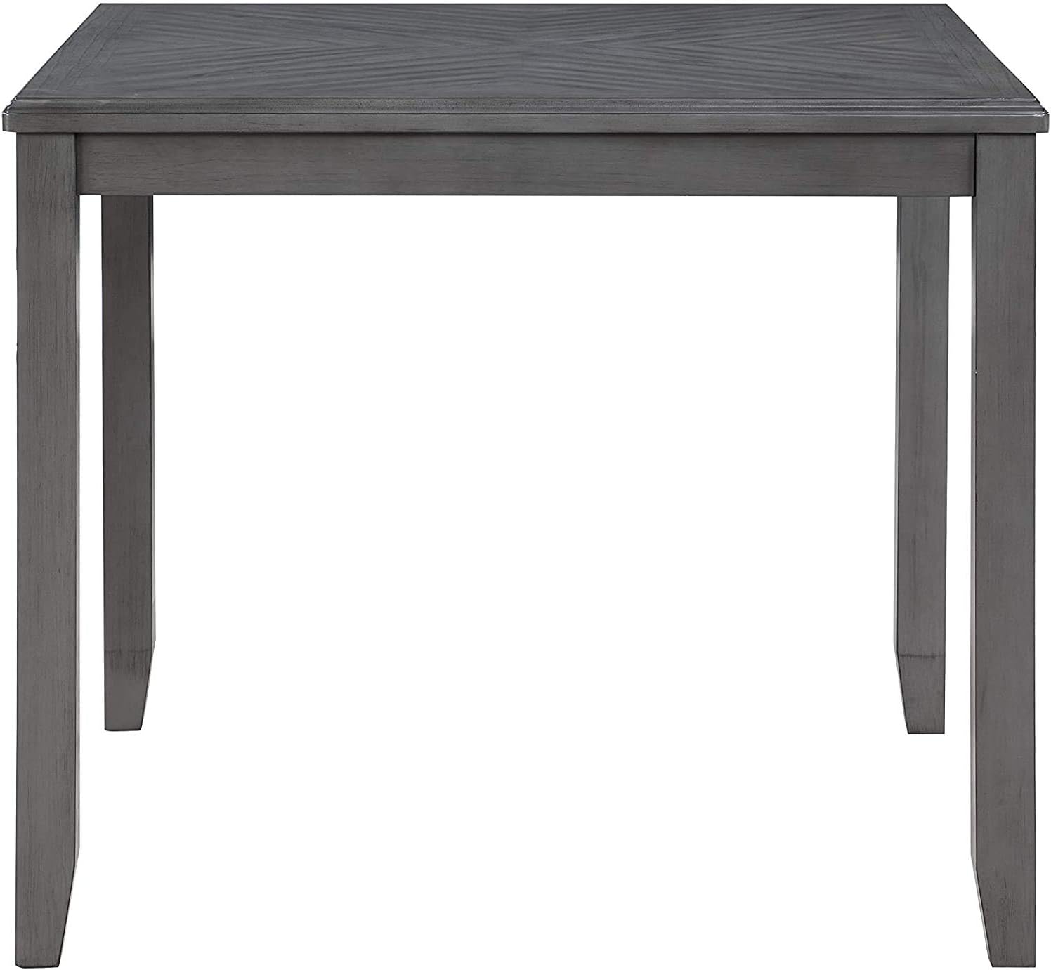 New Classic Furniture Gia 5-Piece Counter Set with 1 Table and 4 Chairs, 42-Inch, Gray: Furniture & Decor