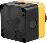 Heschen Red Sign Emergency Stop Push Button 660V 10A 1NO 1NC view 6