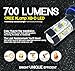 OPT7 H10 (9145 9140 9040) CREE XLamp LED DRL Fog Light Bulbs - 10000K Deep Blue @ 700 Lm per Bulb - All Bulb Sizes and Colors - 1 Year Warranty (Pack of 2)