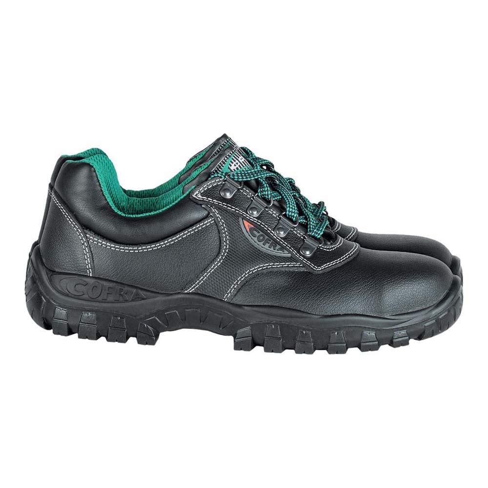 Cofra TA010-000.W41 Work Shoes, "Antares", Size 7.5, Black - EN safety certified