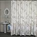 Welwo Stall Shower Curtain or Liner 36 x 72 Inch Waterproof Fabric with 12 Hooks