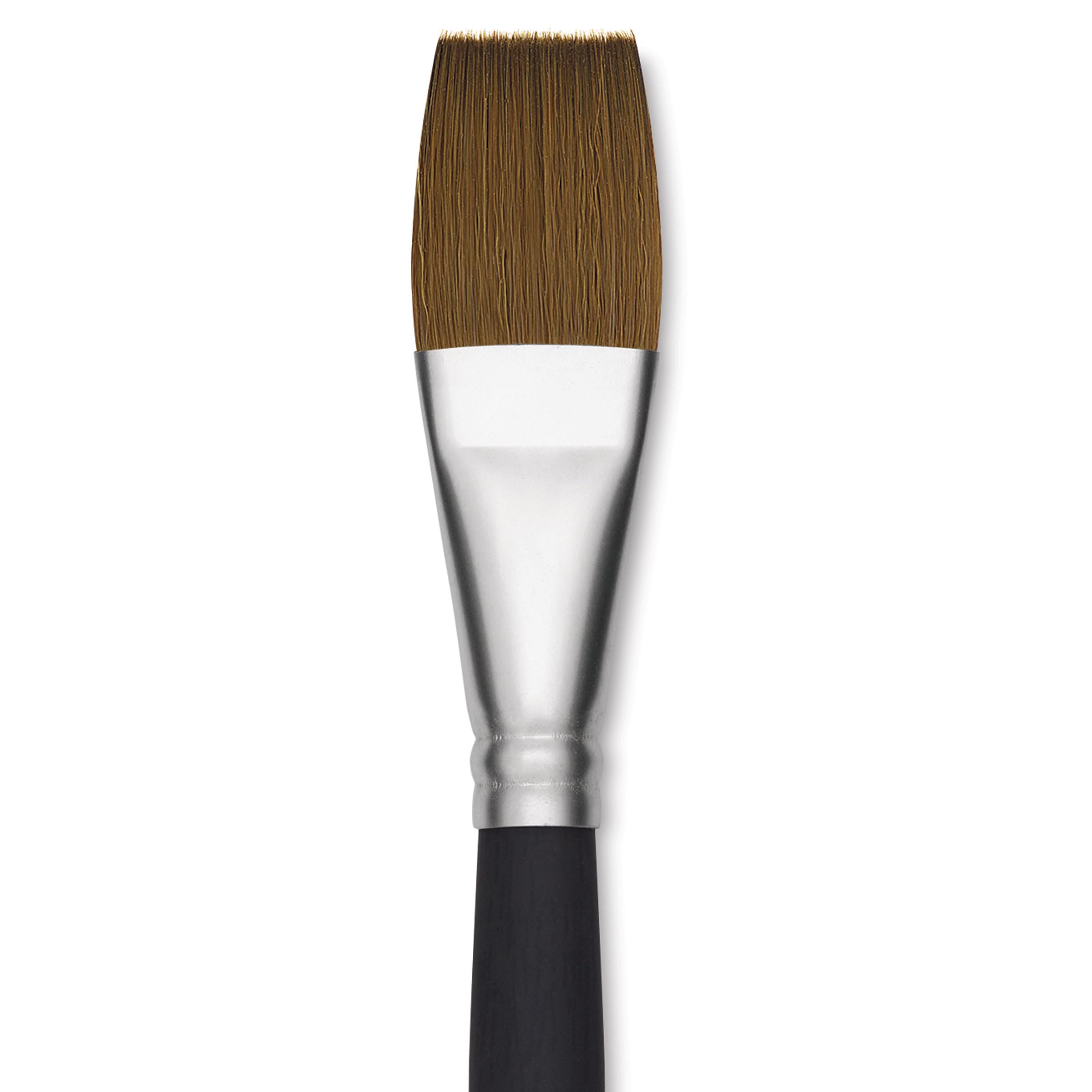 Princeton Aqua Elite Stroke Brush, Synthetic, Short Handle, Size 1 inch, 1 Count Image