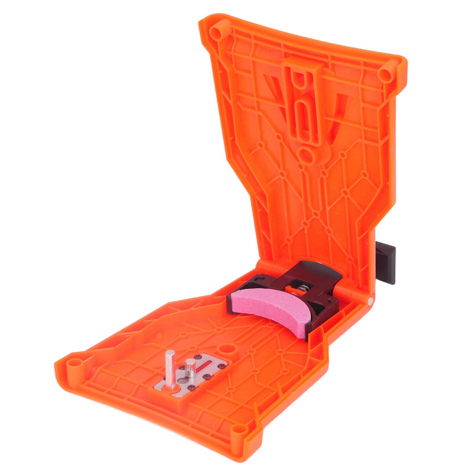 Chainsaw Sharpener, Bar-Mounted Fast Grinding Stone Tool for Electric Chainsaws, Chainsaw Sharpening Grinder for Gardeners, Woodcutters, Outdoor Maintenance