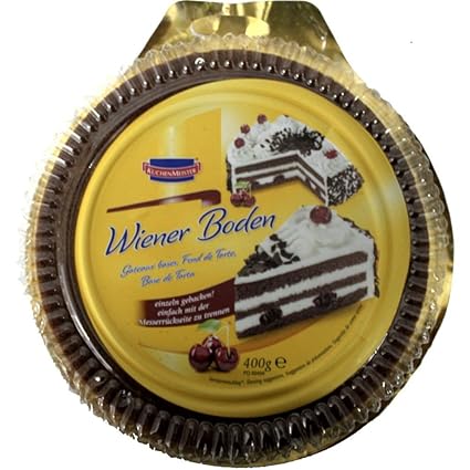 Kuchenmeister Wiener Boden Dunkel 3 Geteilt 400 G Amazon De