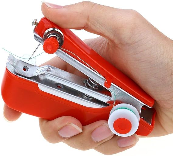 EEEZEEE Pocket Portable Mini Manual Stapler Style Hand Sewing Machine