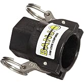 2 of 1" Banjo Poly Cam Lever Female Coupler - 1" Female NPT 100D