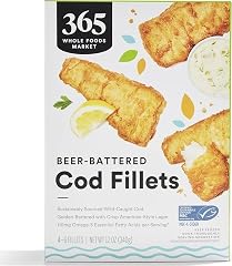 365 by Whole Foods Market, Beer Battered Cod Fillets, 12 oz