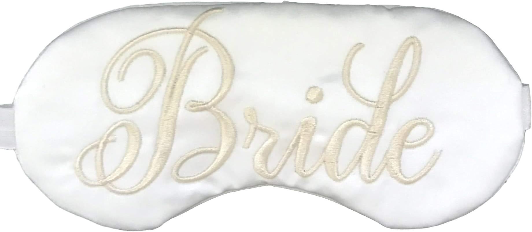 Bride White on White Sleep Mask