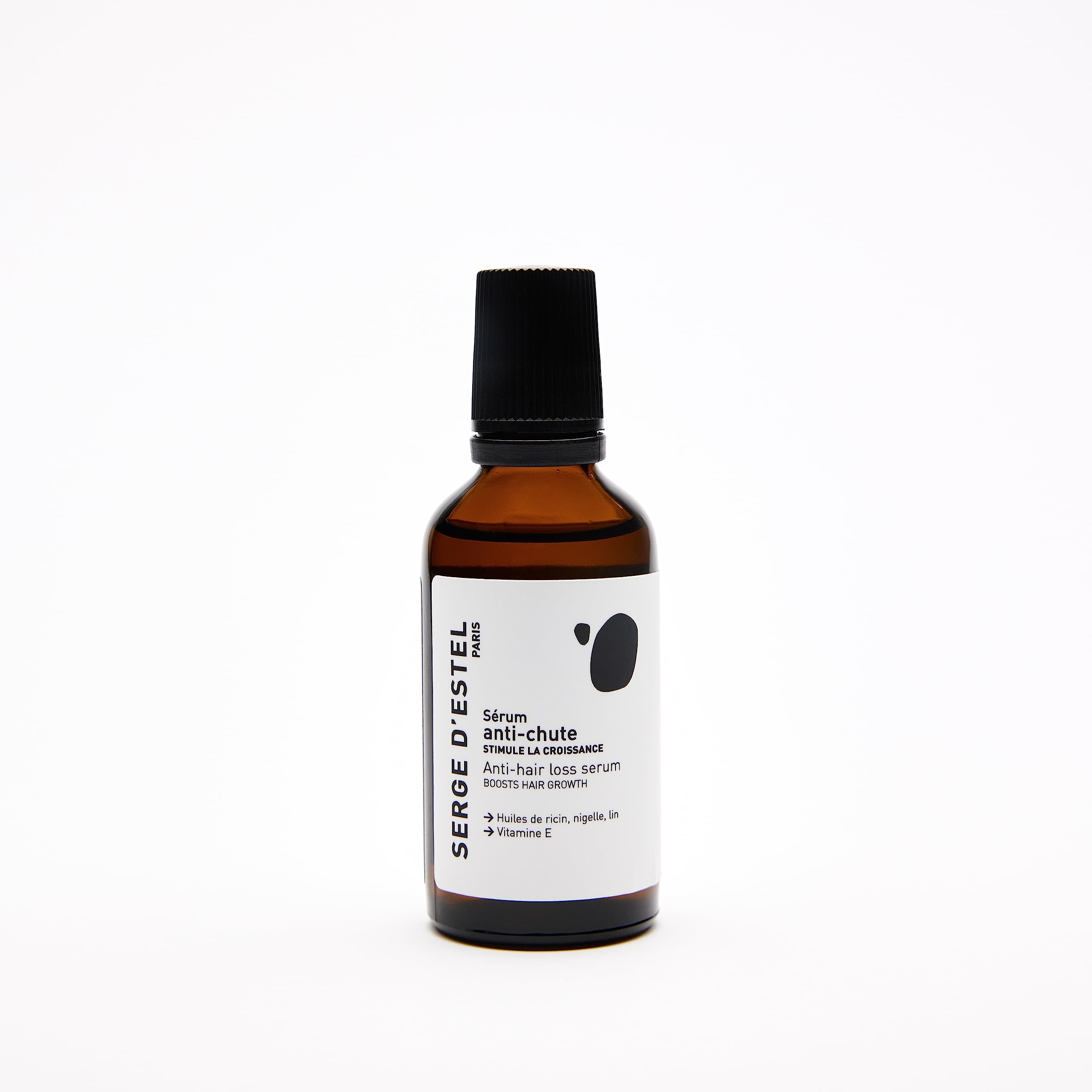 SERGE D'ESTEL PARIS Anti Hair Loss Oil 50Ml Fortifying & Promoting Hair Growth Castor Oil - Nigella Oil - Vitamin E - 100% Vegan