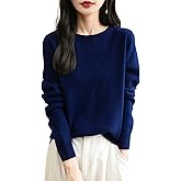 Chanyarn Women's 100% Merino Wool 2025 Fall Winter First-Line Ready to Wear Long Sleeve Seamless Knit Crewneck Sweater
