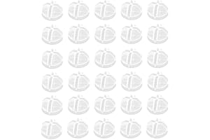 Wire Cube Connectors, 30 Pcs 4mm White Groove Plastic Quick Connector Clasp Clip for Modular Shelves and Storage Boxes