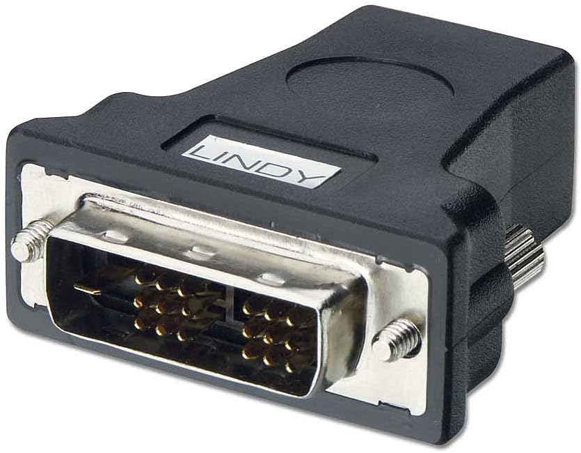 LINDY HDMI Female to DVI-D Male Adapter, Schwarz