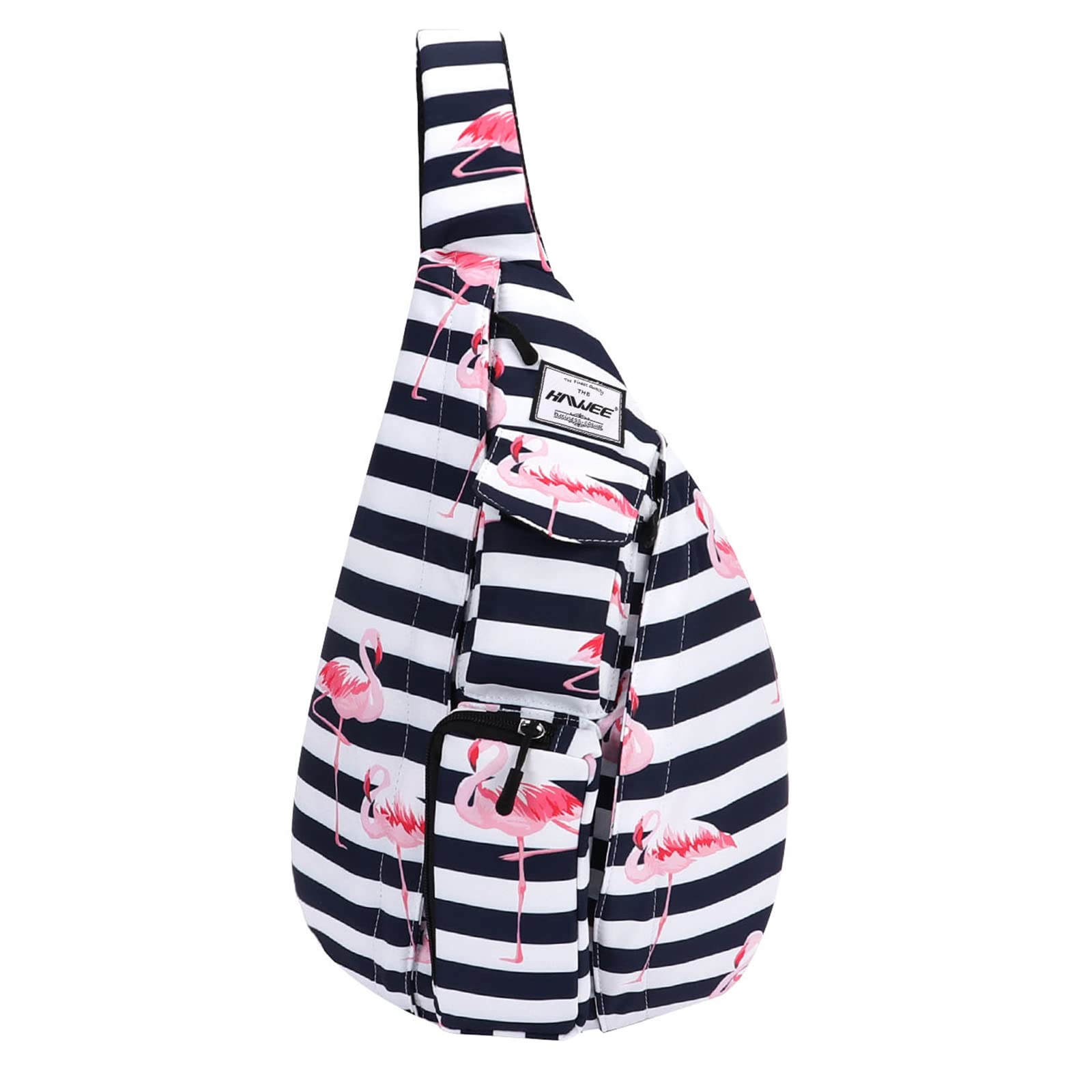 HAWEE Sport Sling Backpack Travel Chest Shoulder Bag Crossbody Daypack Casual for Men Women Teens Work Travel Study Outdoor Climbing Hiking Running