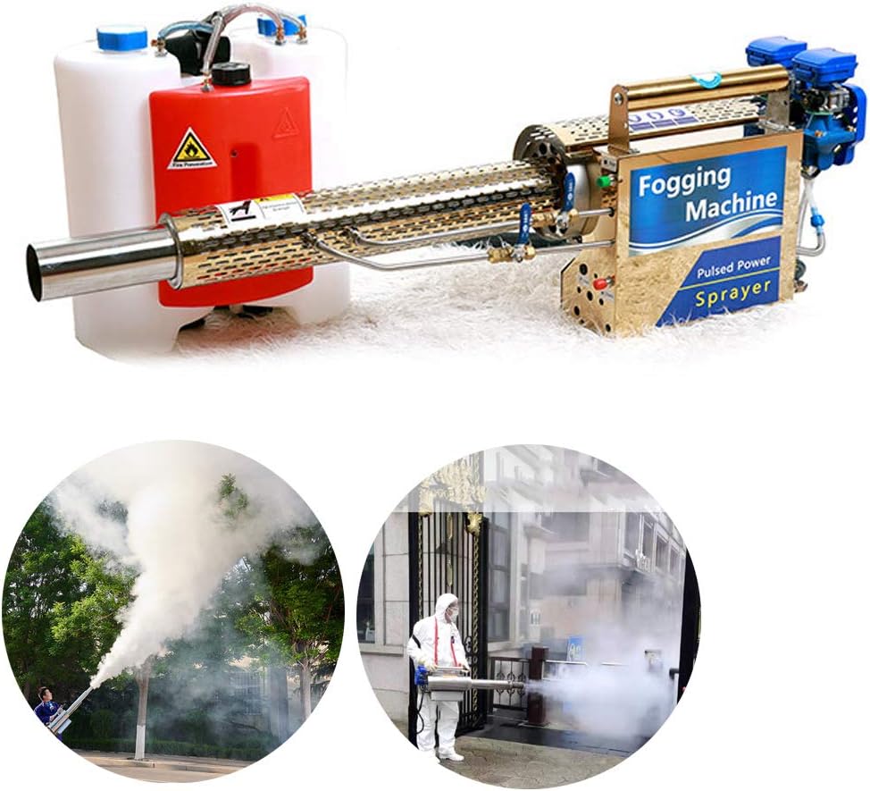 16L Garden Water Sprayer Pulse-Jet Thermal Fogger, Water Mist And Smoke 2 Modes To Use Smoke Sprayer Machine for Garden Warehouse Home