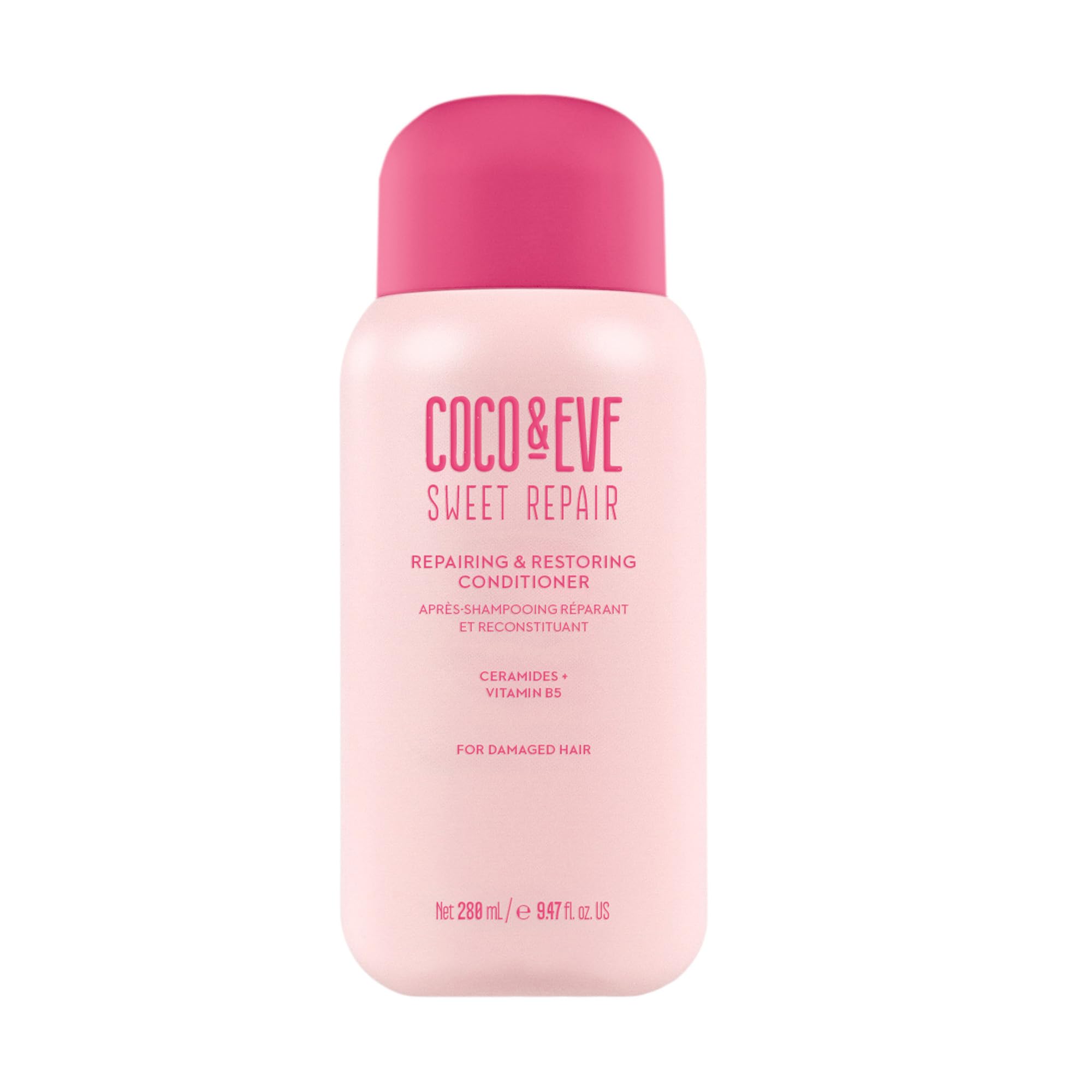 Coco & Eve Repairing & Restoring Conditioner - Repair and Hydrate Dry, Damaged, Color Treated Hair. Anti Breakage & Split Ends, Strengthens Weak Hair Bond and Texture. For All Hair Types (280ml)