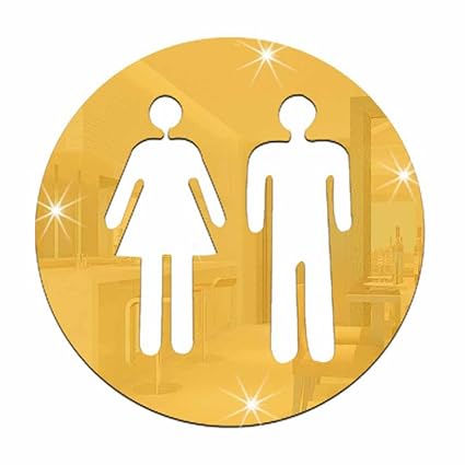 Decorative Bathroom Juvale Restroom Signs Set Of 2 Ceramic