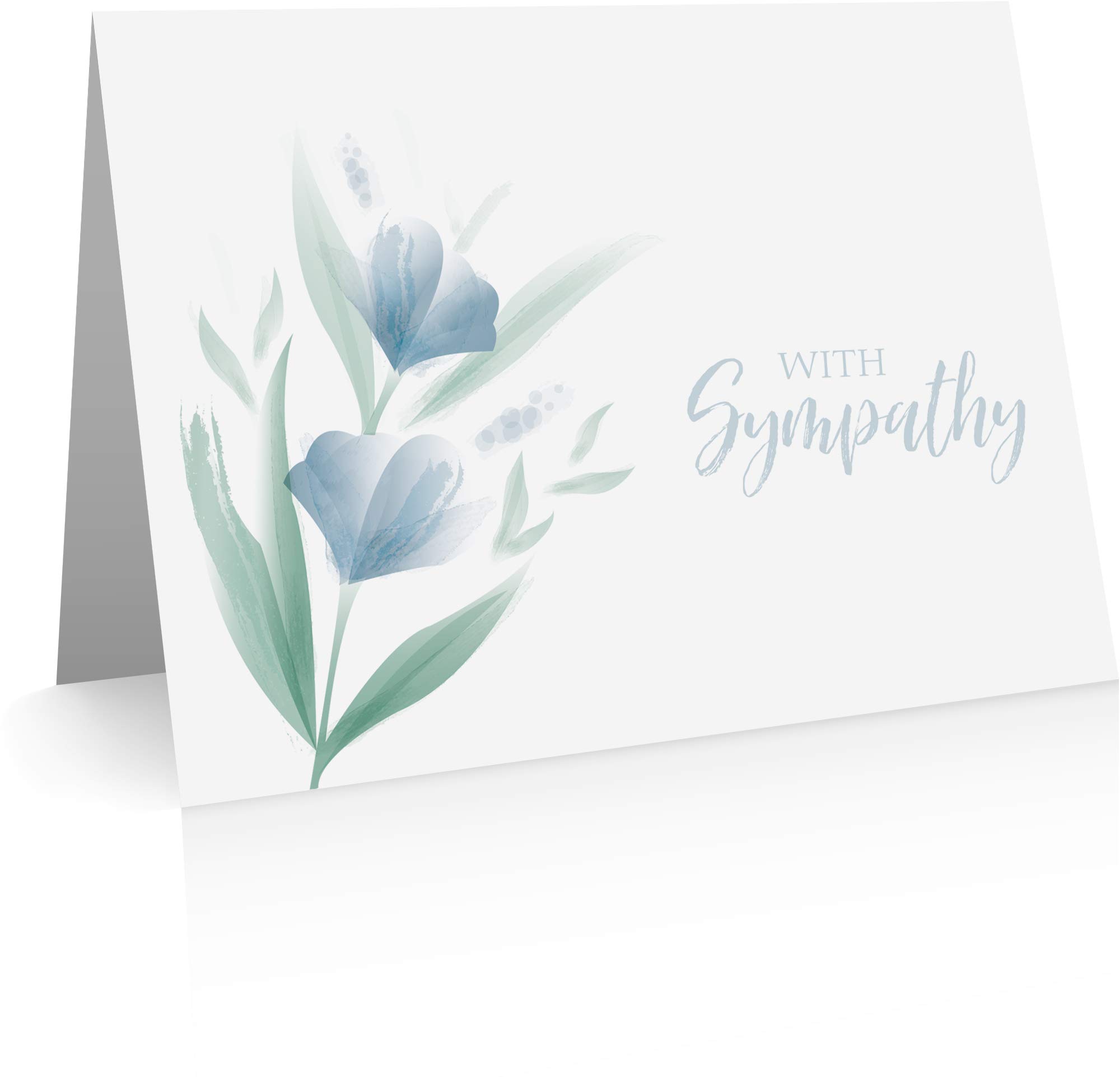 Little Notes by Comptime Sympathy Card (12 Cards and Blank Envelopes) With Sympathy, Condolence Cards