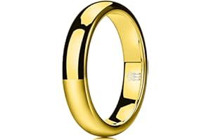 THREE KEYS JEWELRY 2mm 4mm 6mm 8mm Tungsten Wedding Rings for Women Mens Plated Black Polished Ring Bands