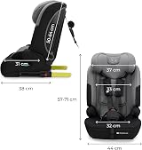 Kinderkraft Safety FIX 3 PRO I-Size 76-150 cm Car Seat Gray ISOFIX Top Tether view 8