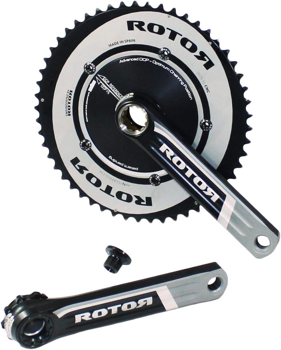 Rotor 3D 7075T6 CNC Crank Crankset 53/39 Teeth O165mm Sprocket Amazon