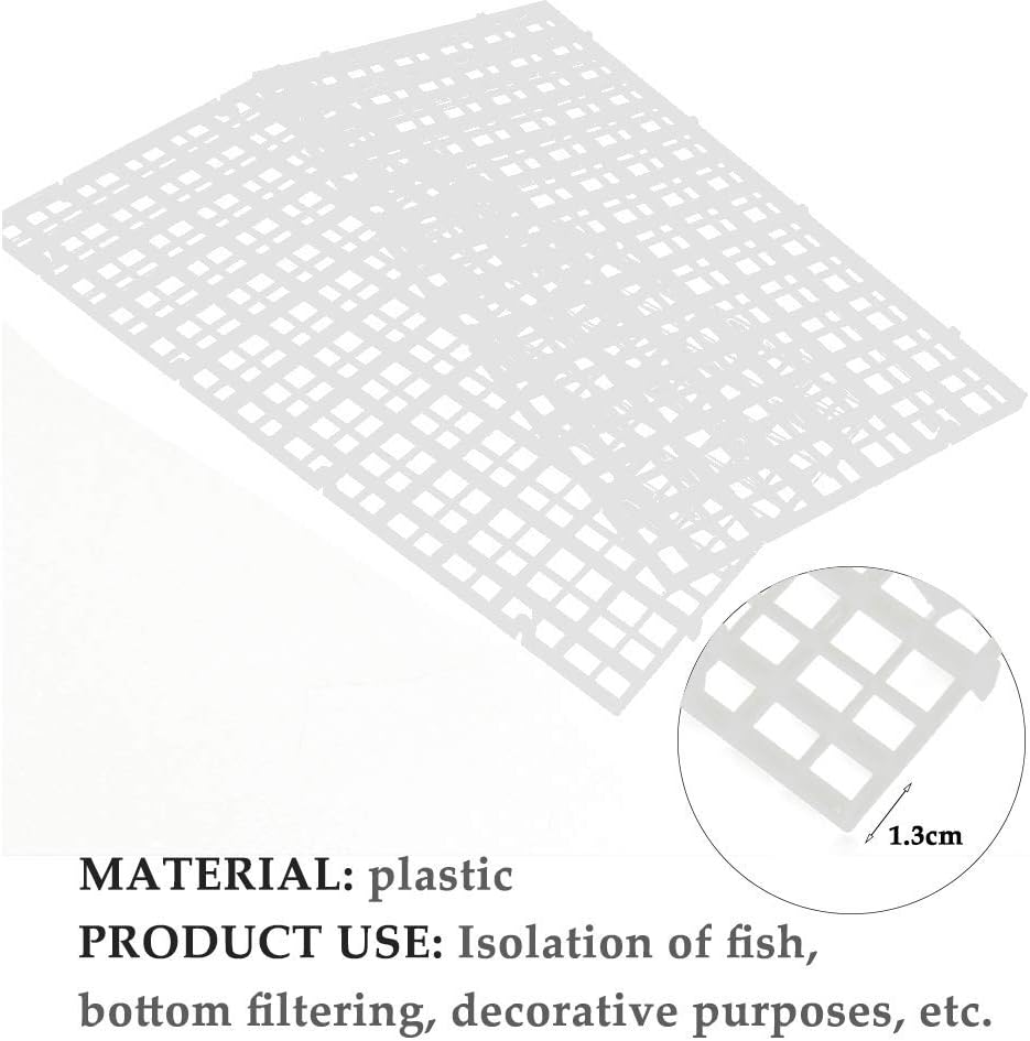 NA 25Pcs Aquarium Grid Divider Tank Separator Aquarium Plastic Divider