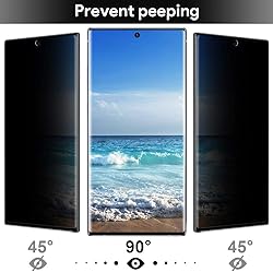 KABIOU Tempered Glass Privacy Screen Protector for