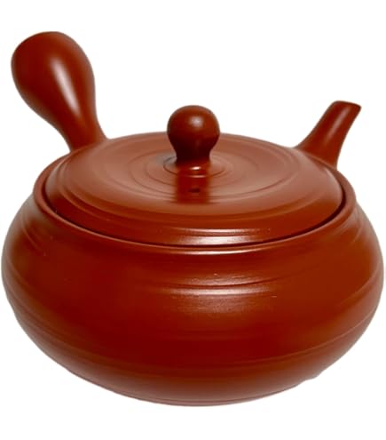 Amazon.com | Japanese Kyusu tokoname Red Clay Teapot 11 fl