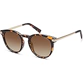 SOJOS Retro Round Polarized Sunglasses Womens Mens Classic Vintage Trendy Sunnies SJ2368