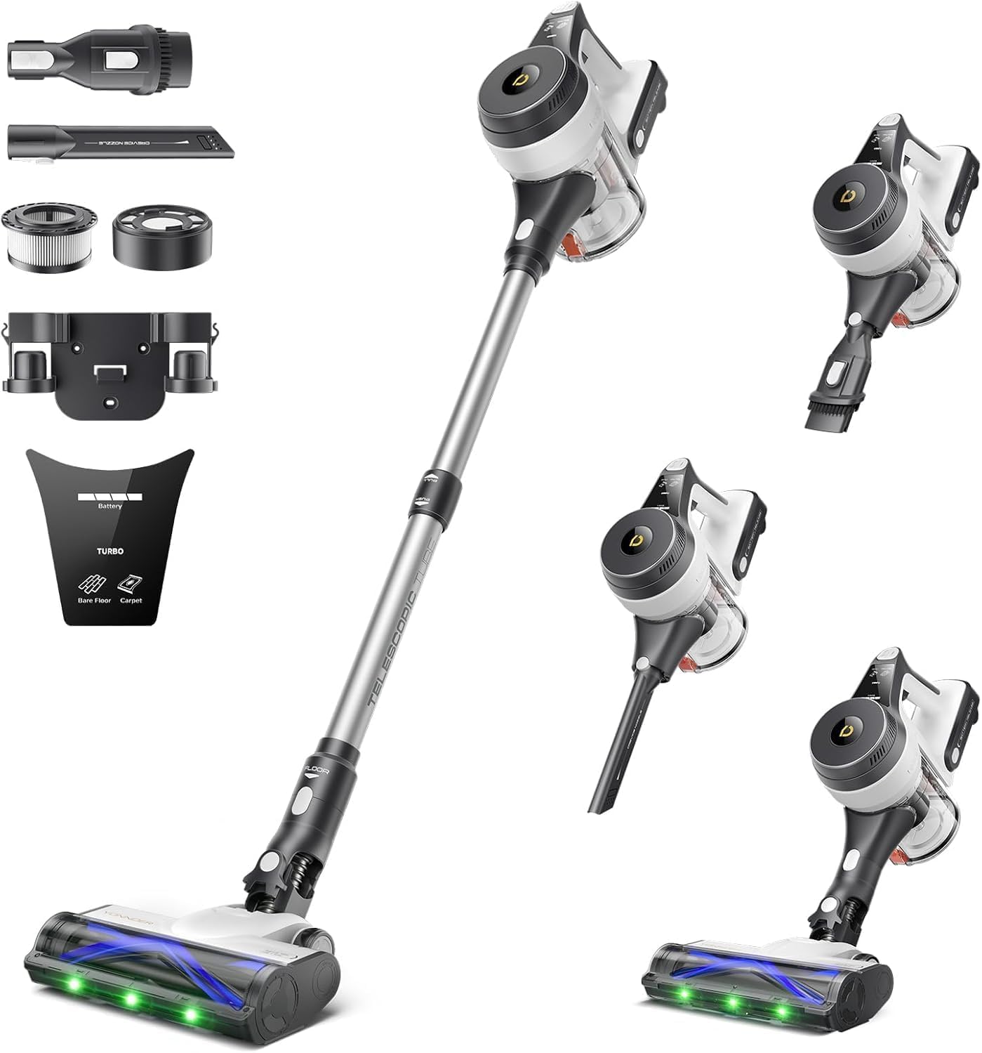 YONNDER Cordless Vacuum Cleaner, M1 (Grey)