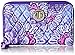 Vera Bradley Women's Cotton Turnlock Wallet, Lilac Tapestry, One Size