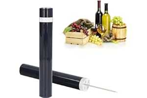 ZERODIS Needle Type Wine Bottle Opener, Easy Cork Remover Corkscrew, Travel Portable Pocket Air Pressure Pump Wine Bottle Opener for Home, Restaurant and Party(Silver)