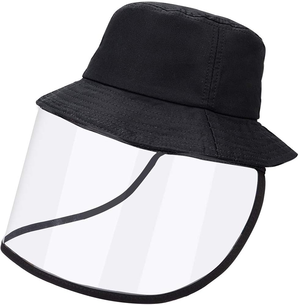 Sombrero Pescador con Cubierta Protectora Plegable Anti Saliva